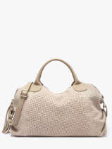Handtas Beautiful Leder Milano Beige beautiful BE25111